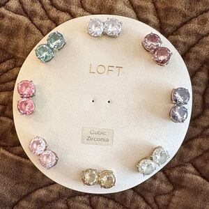 LOFT Multicolor Cubic Zirconia Earring Set